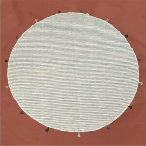 STRIPED TASSEL TABLE CLOTH